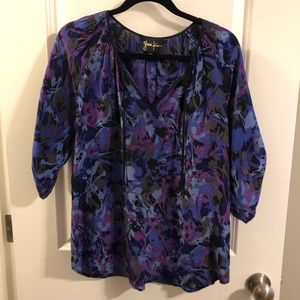 Yumi Kim 3/4 sleeve blouse — Size M